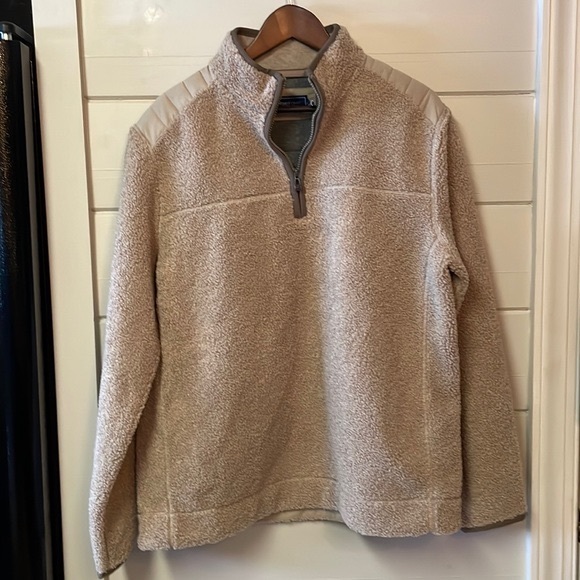 Vineyard Vines Other - Vineyard Vines by Shep & Ian Nantucket Sherpa 1/4 Zip Pull Over Jacket Size L.